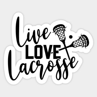 Live Love Lacrosse Sticker